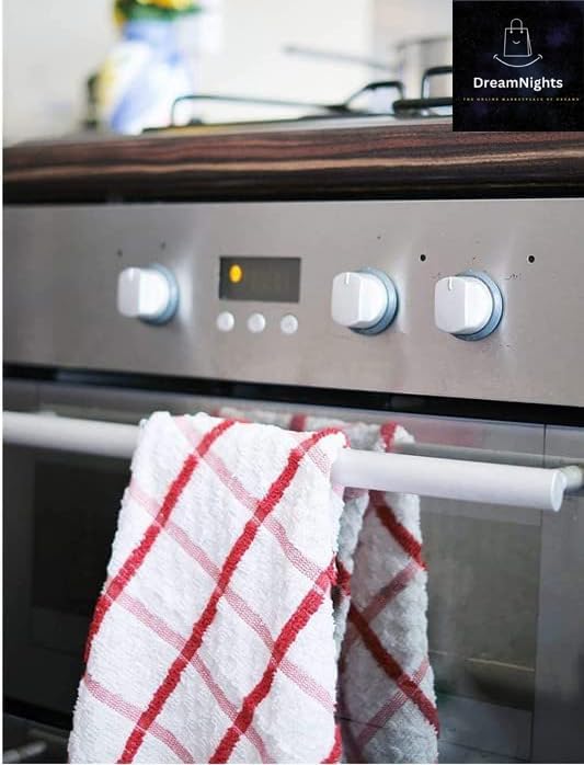 White Pearl 100% cotton red check kitchen tea towels