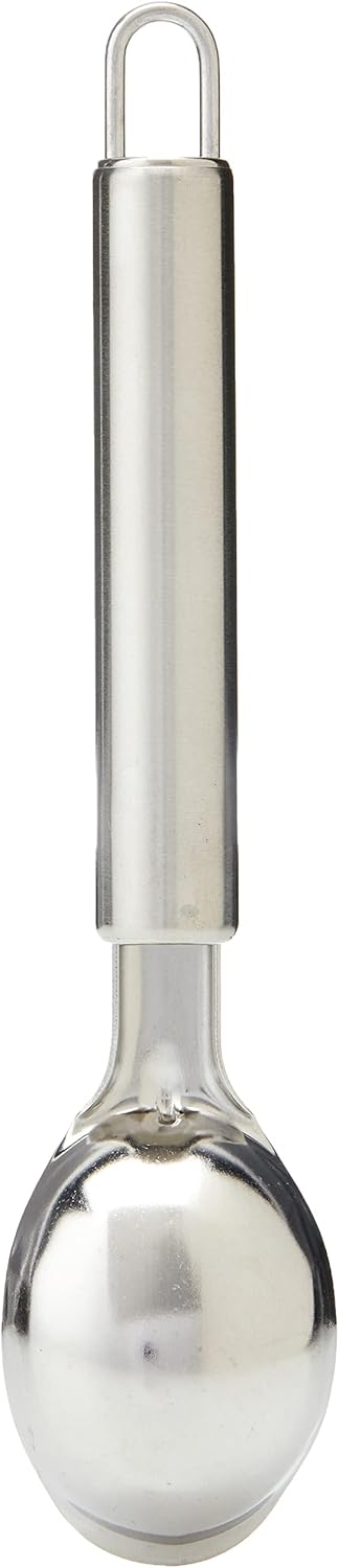 Chef Aid stainless steel ice cream scoop with handle grip