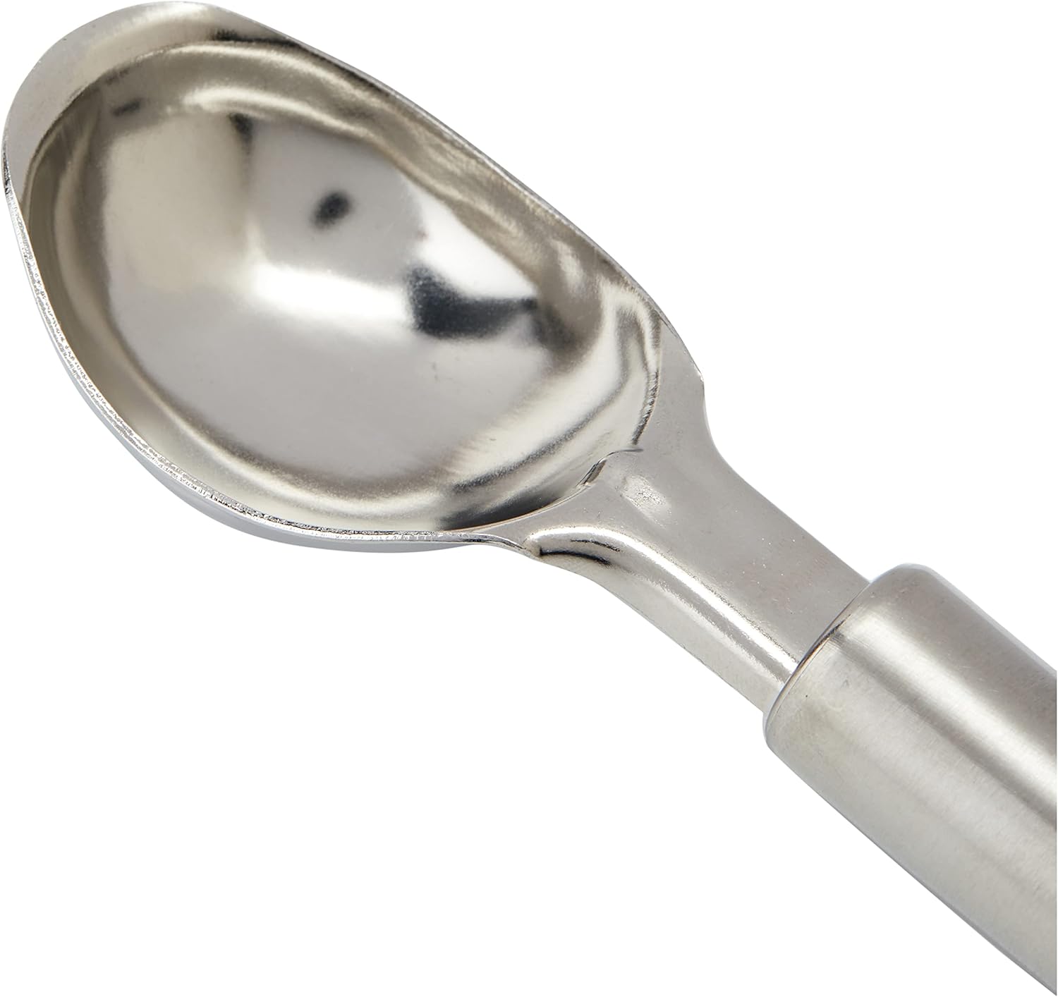 Chef Aid stainless steel ice cream scoop with trigger release mechanism