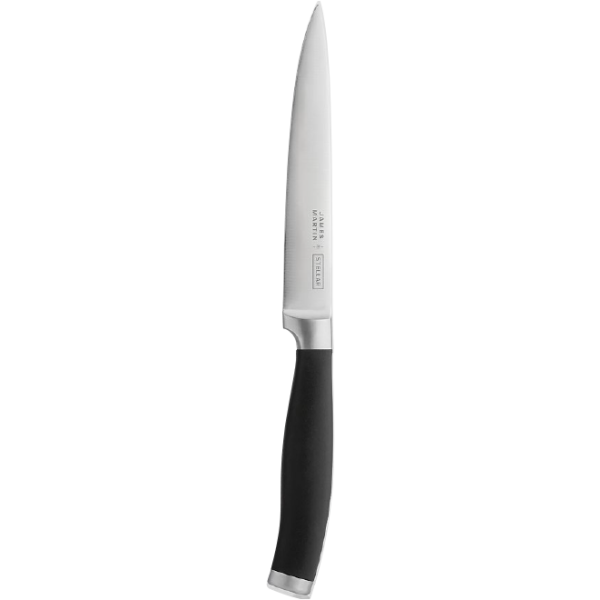 Stellar James Martin 13cm utility knife, stainless steel blade, black handle