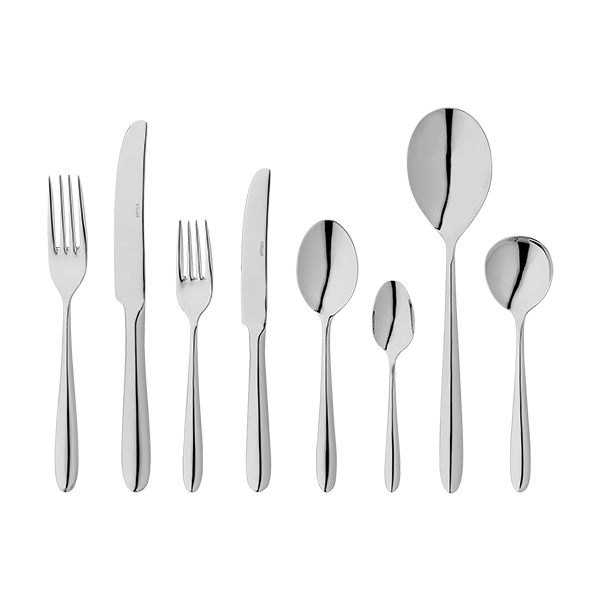 Stellar Winchester 58 piece stainless steel cutlery set with forks, knives and spoons