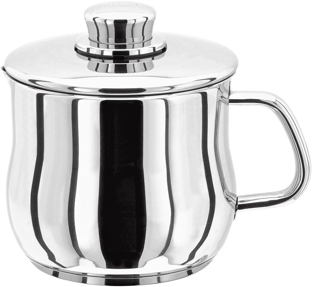 Stellar 7000 stainless steel stockpot with lid and handle, 7.5L capacity