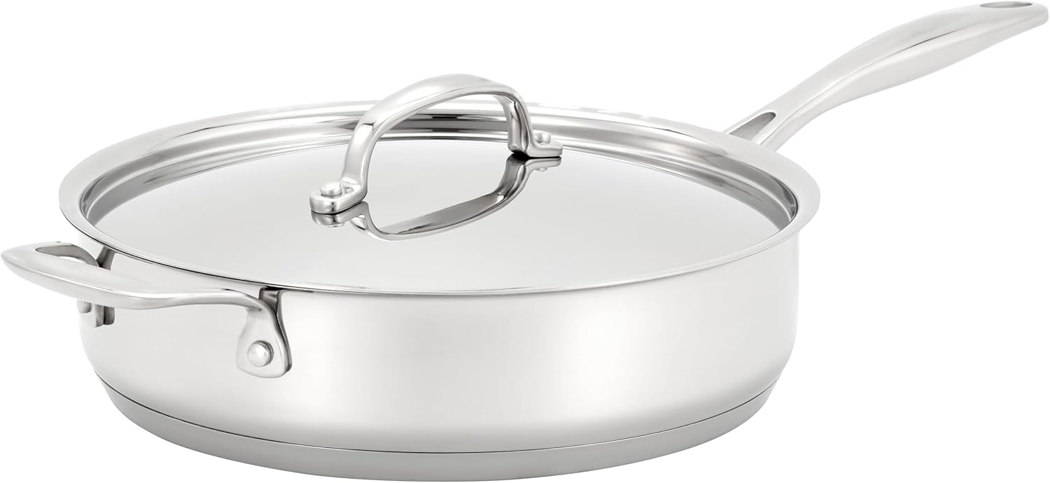 Stellar 7000 Profile non-stick 28cm sauteuse with glass lid and handles