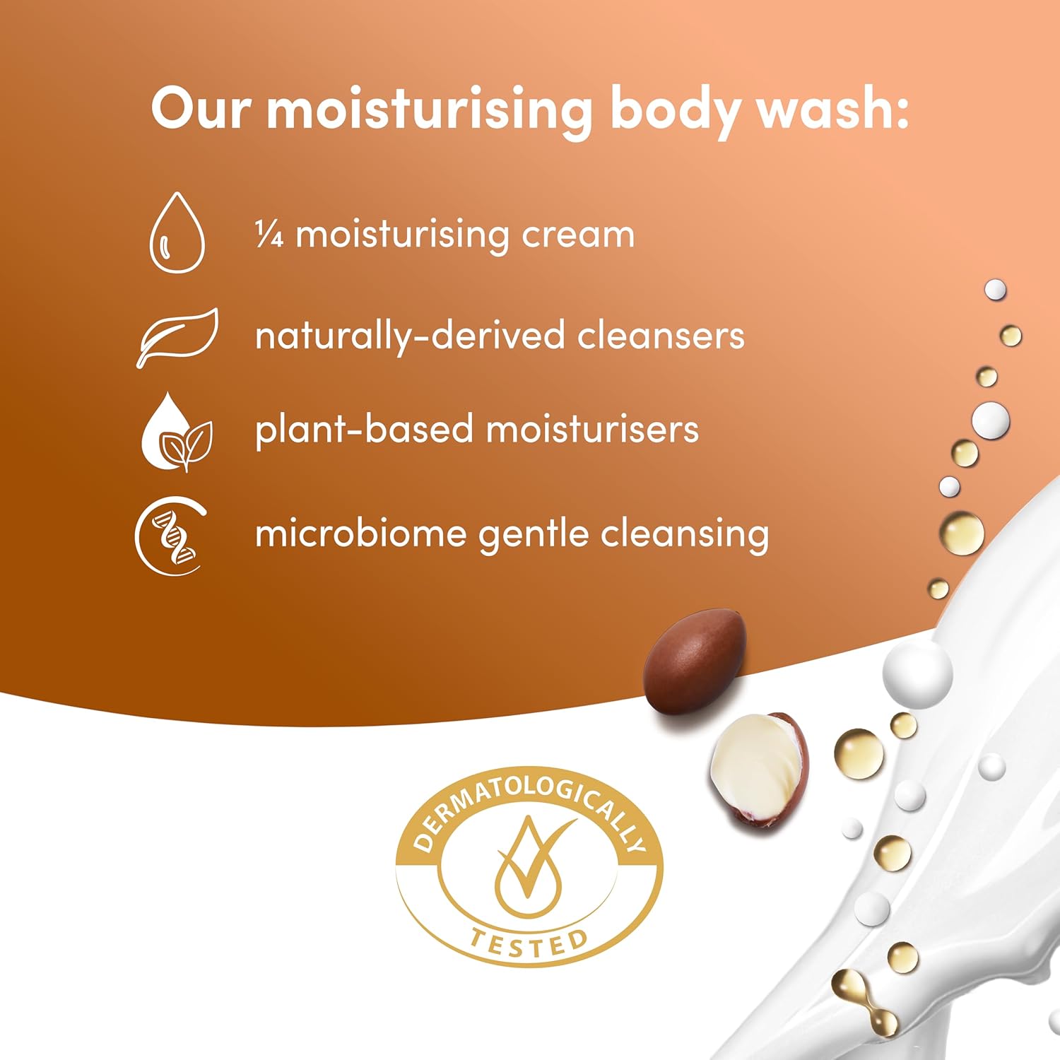Dove Purely Pampering Shea Butter Warm Vanilla body wash 500ml bottle