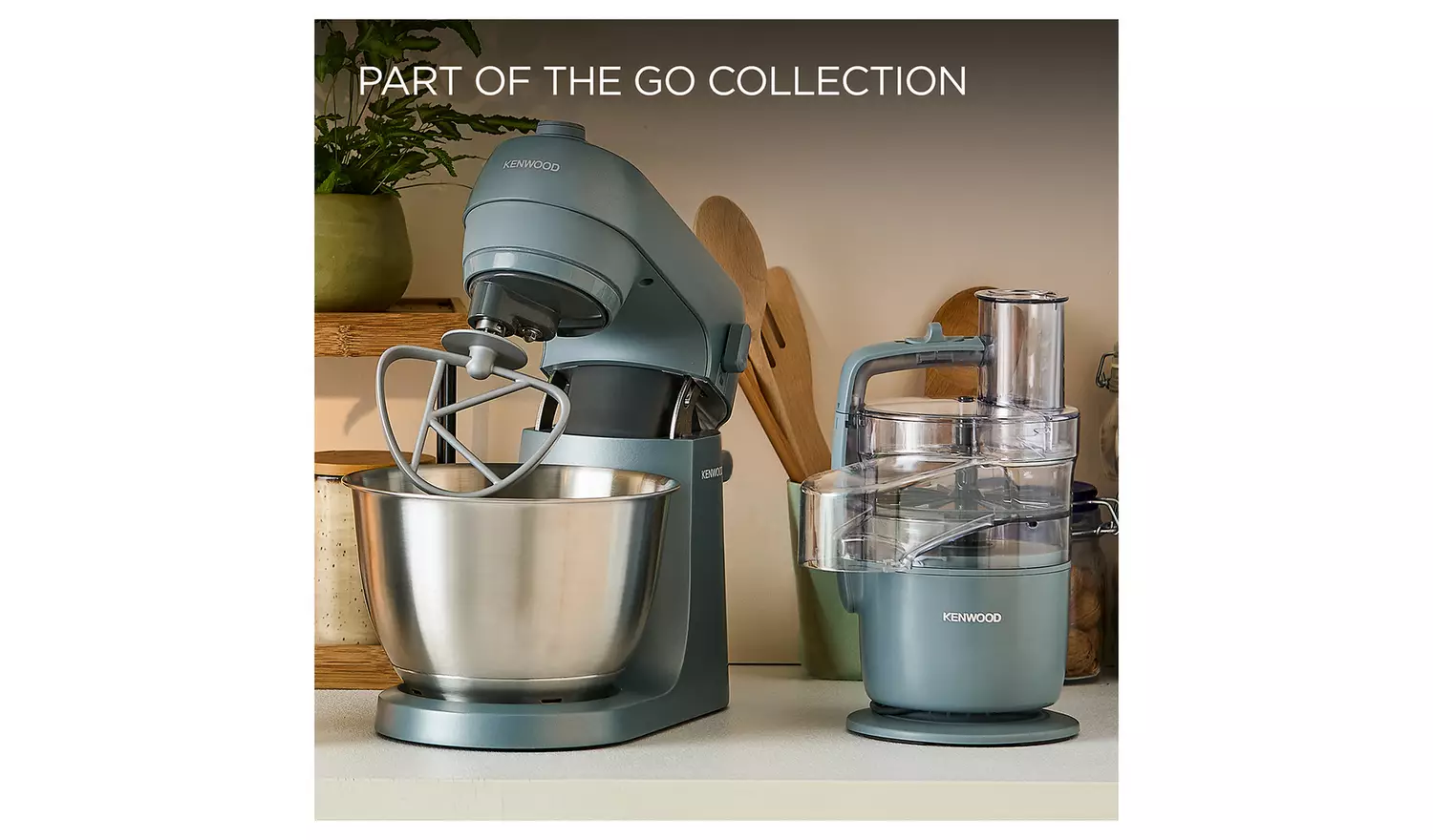 Kenwood QuickMix Go grey electric hand mixer with stainless steel bowl