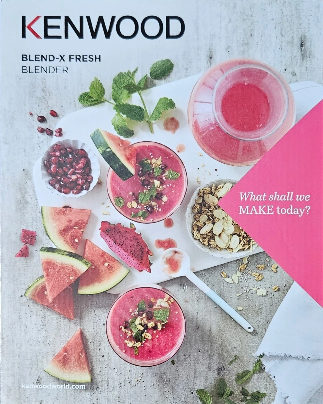 Kenwood Blend-X Fresh compact blender for smoothies and drinks