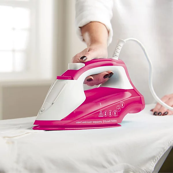 Russell Hobbs Light and Easy Brights berry steam iron 2400W