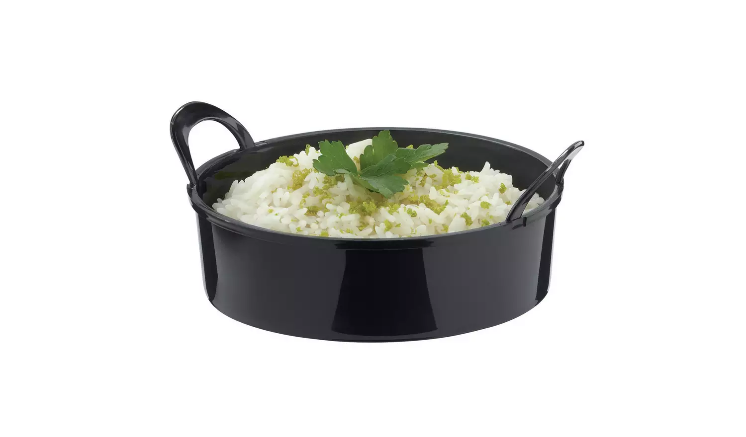 Russell Hobbs 3 Tier Plastic Food Steamer black with cooked rice