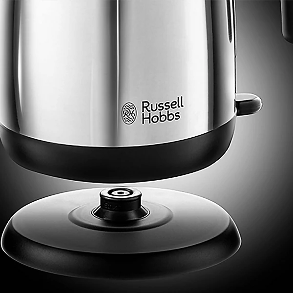 Russell Hobbs Adventure polished stainless steel electric kettle, 1.7 litre capacity