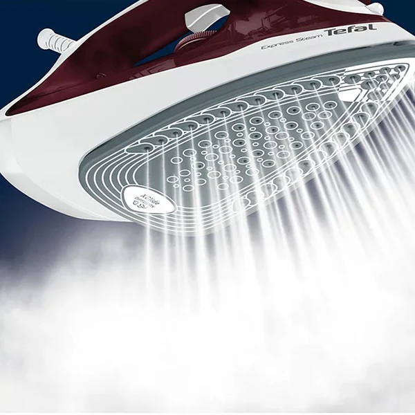 Tefal Express Steam FV2869 iron white and ruby red with steam spray