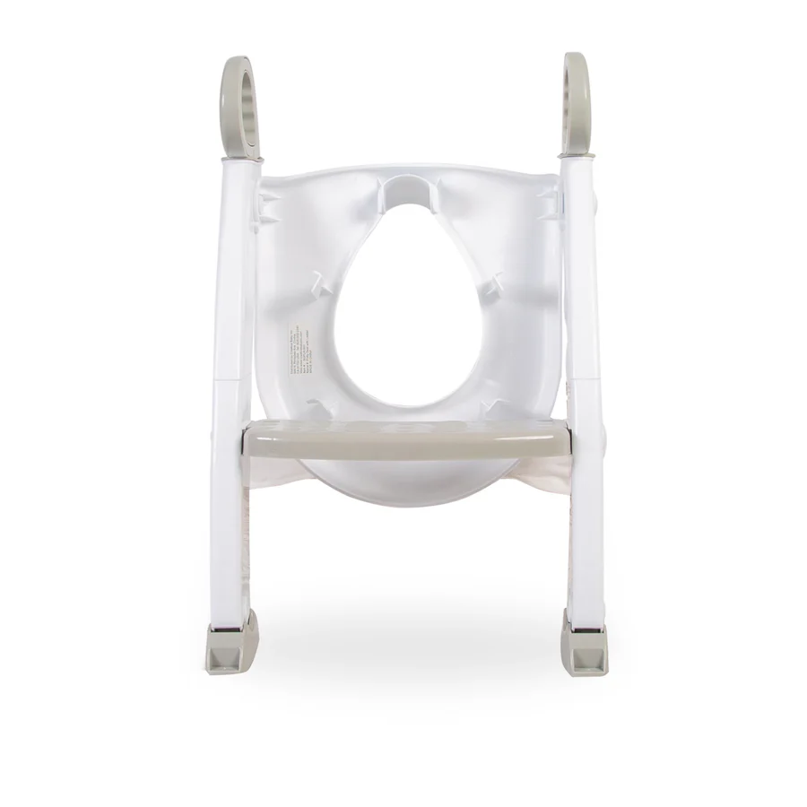 Red Kite Quiet Time Step & Sit Trainer white toilet seat with handles