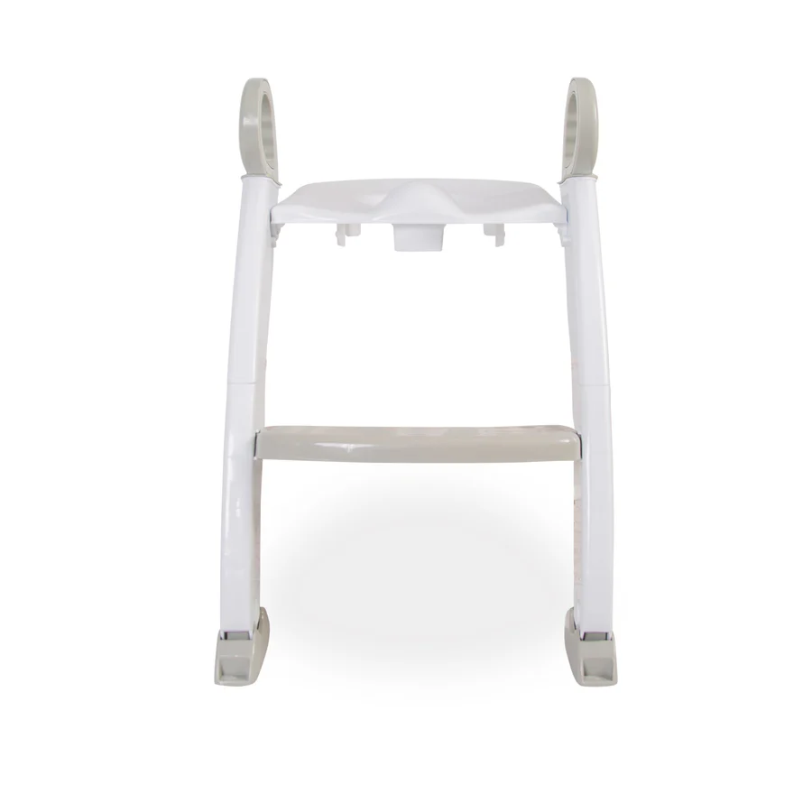 Red Kite Quiet Time Step and Sit Trainer, white and grey children's stepping stool