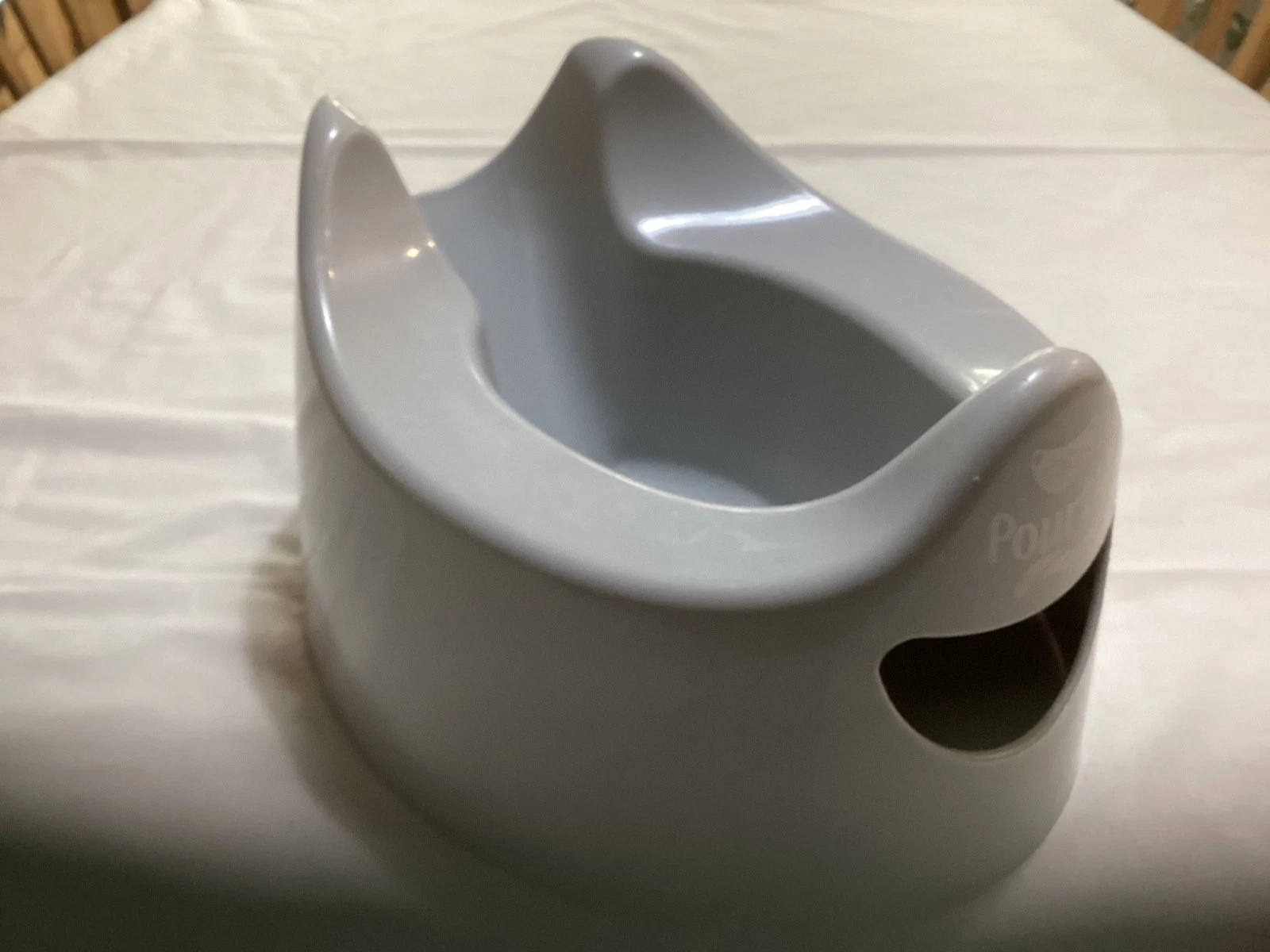 Pourty Potty grey portable child toilet training seat