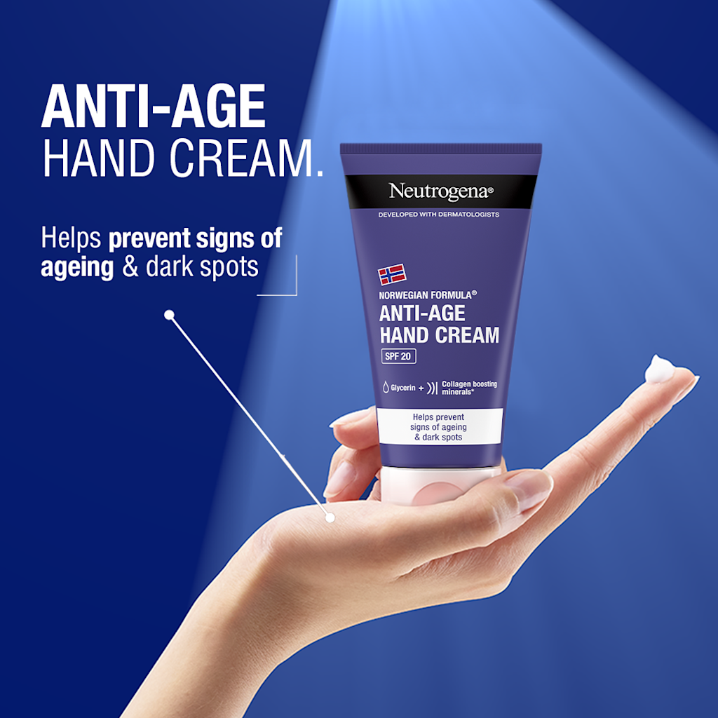 Neutrogena Norwegian Formula Anti-Age Hand Cream SPF20 75ml purple tube