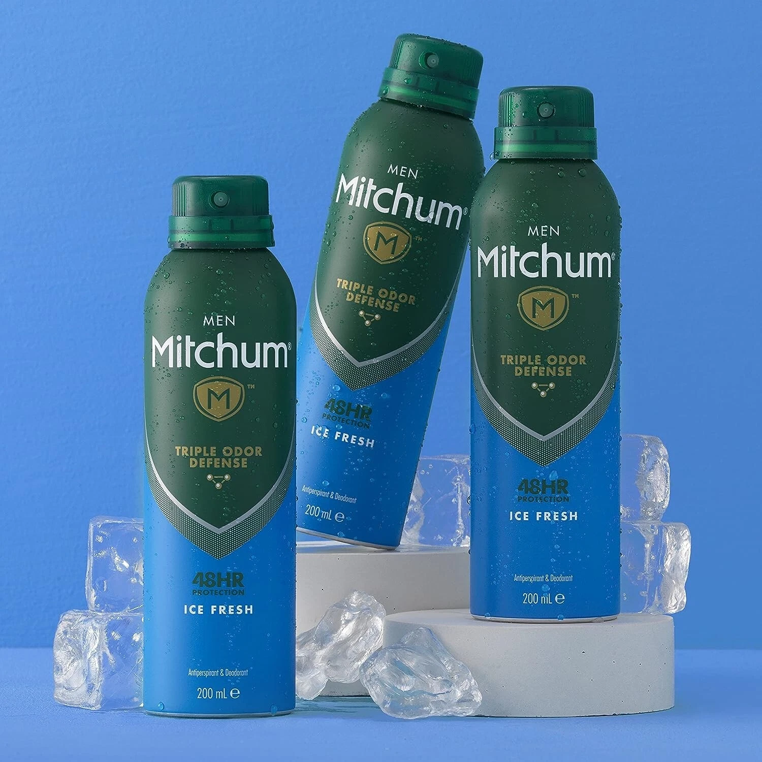 Mitchum Men Triple Odor Defense 48HR deodorant spray 200ml Ice Fresh