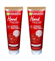 Garnier Hand Repair Intensive Restoring Hand Cream 75ml tube pair