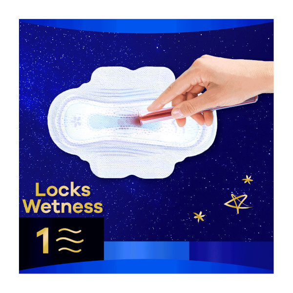 Always Ultra Sanitary Towels Secure Night Size 5 Wings X8 pads pack