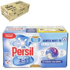 Persil 3 in 1 Non Bio washing capsules pack of 15 washes