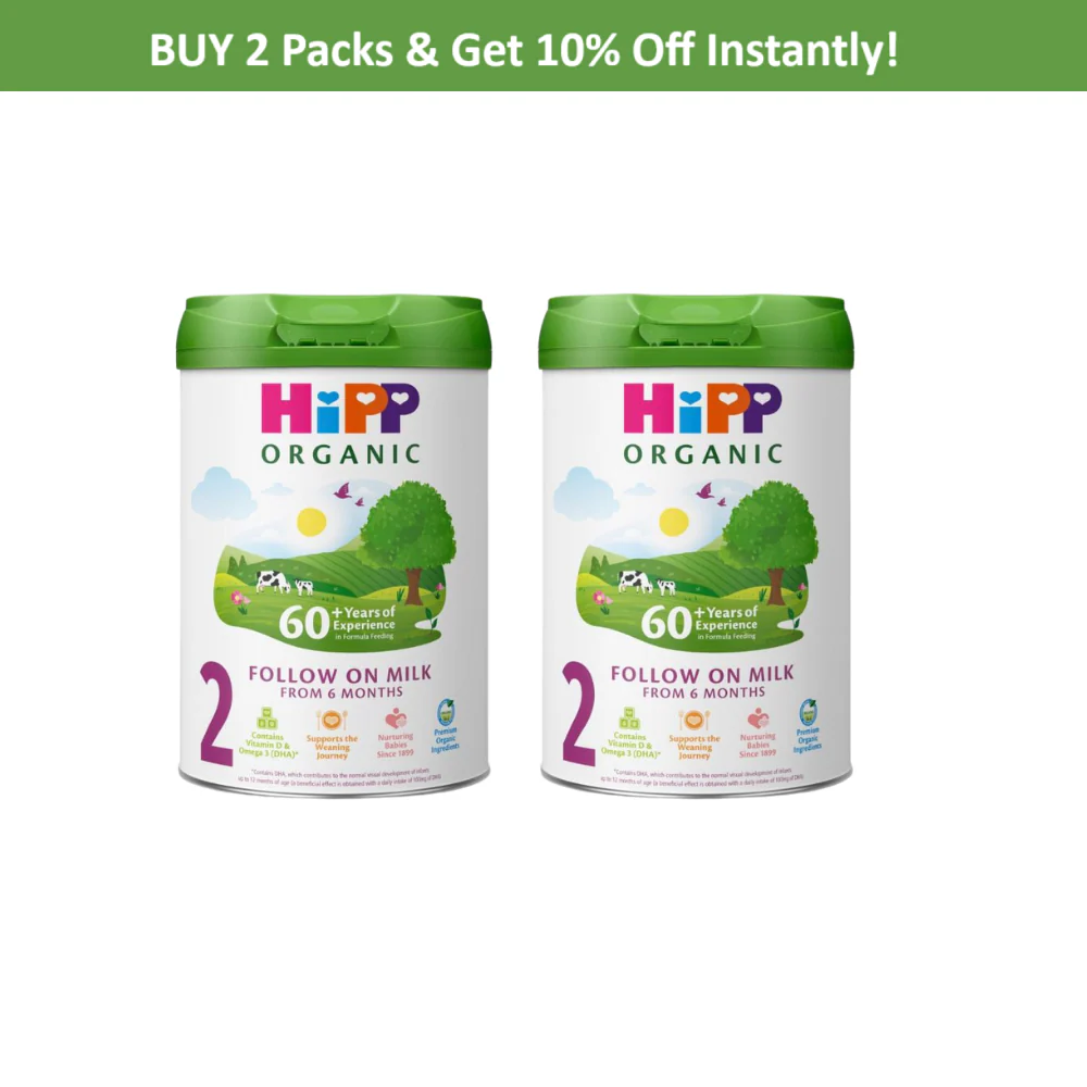 HiPP Organic 2 Follow On Baby Milk Powder Formula, 800g, from 6 months