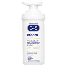 E45 eucalyptus scented cream 500g pump bottle for dry skin and eczema