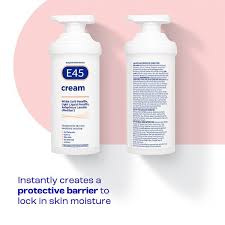 E45 eucalyptus scented cream 500g for dry skin and eczema relief