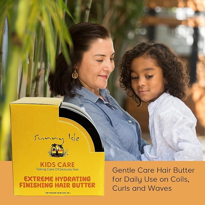 Sunny Isle Kids Care Extreme Hydrating Finishing Hair Butter 4oz jar