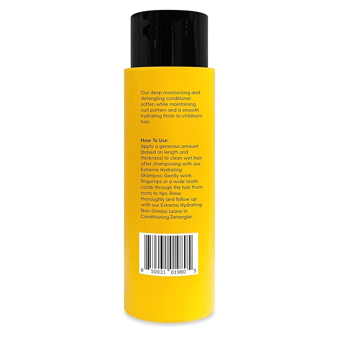 Sunny Isle Kids Care Extreme Hydrating Conditioner yellow bottle 354ml