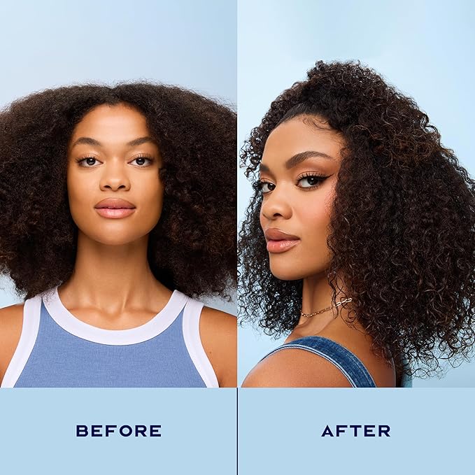 SheaMoisture Manuka Honey & Yogurt hair mousse 7.5 oz styling product before and after results