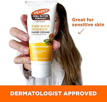 Palmer's Raw Shea Nourish Hand Cream yellow tube 60g