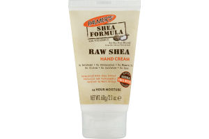 Raw Shea Nourish Hand Cream tube with orange label