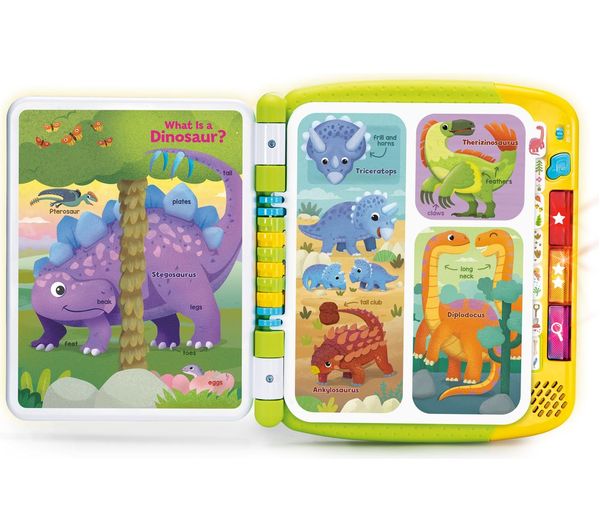 Leap Frog Big Touch 'n Explore Book dinosaur educational interactive learning toy