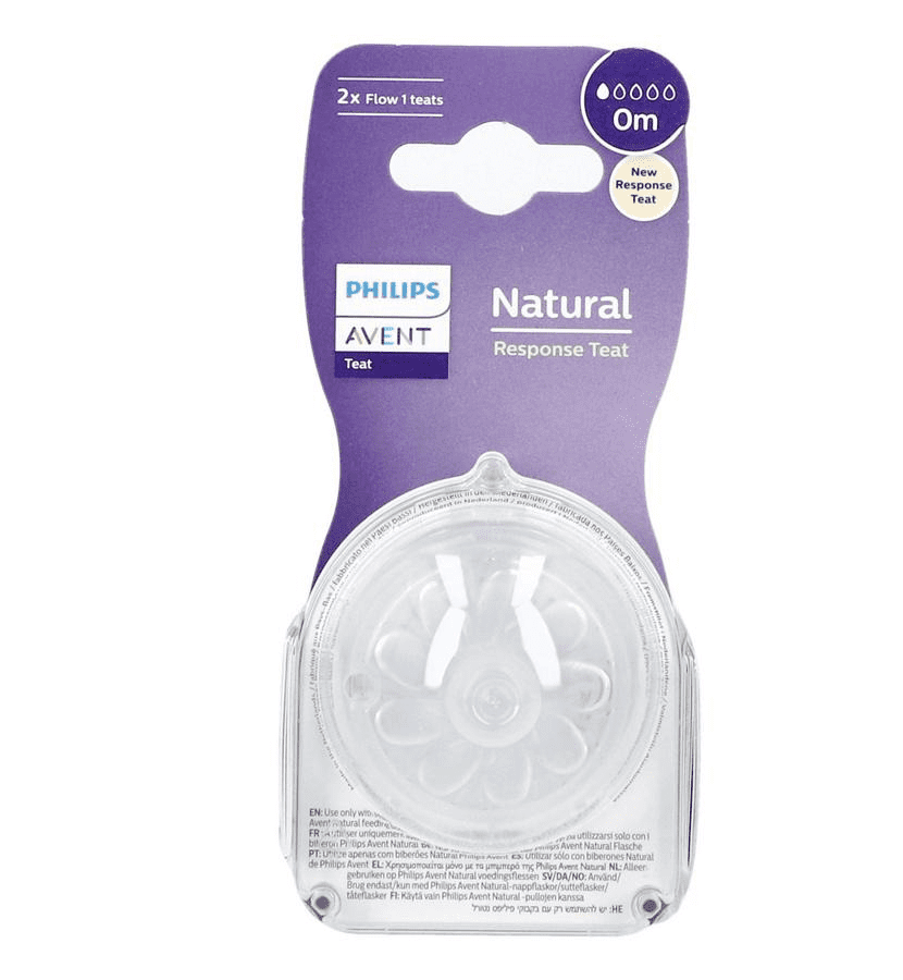 Philips Avent Natural Response 3.0 teat Level 1 newborn two pack