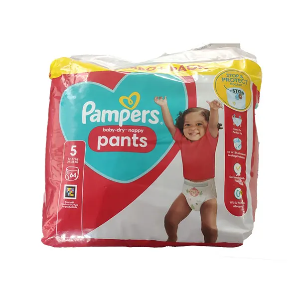 Pampers Baby Dry Pants Size 5 nappy pants, 64 pack
