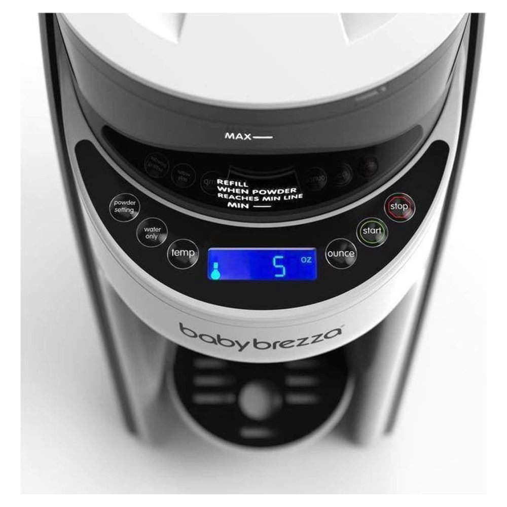 Baby Brezza Formula Pro Advanced automatic bottle maker white with digital display