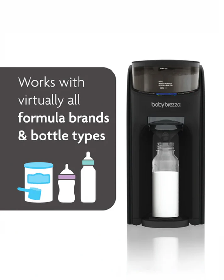 Baby Brezza Formula Pro Advanced black wifi-enabled bottle maker machine