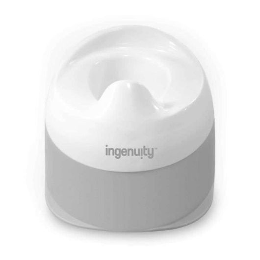 Ingenuity potty with removable bowl, white and grey, 18 months and up