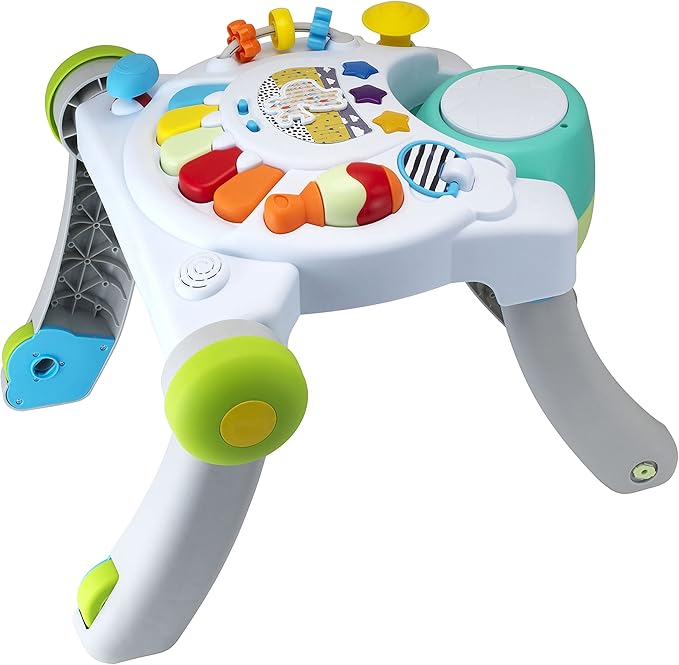 Infantino Sit, Walk & Play 3-in-1 walker table with multicolour activity toys
