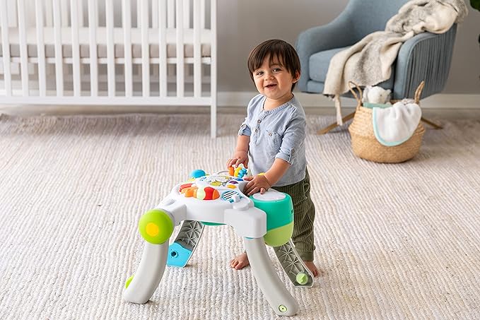 Infantino Sit, Walk & Play 3-In-1 Walker Table multicolour activity toy