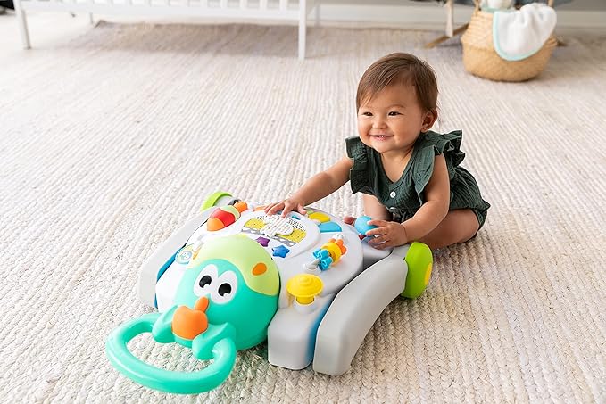 Infantino Sit, Walk & Play 3-in-1 multicolour walker table toy for babies