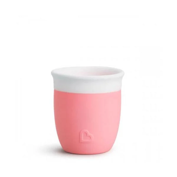 Munchkin Câ€™est pink silicone open toddler training cup 59ml