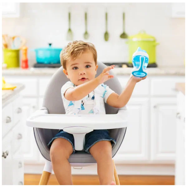 Munchkin Gentle First Cup blue sippy cup for four months old babies
