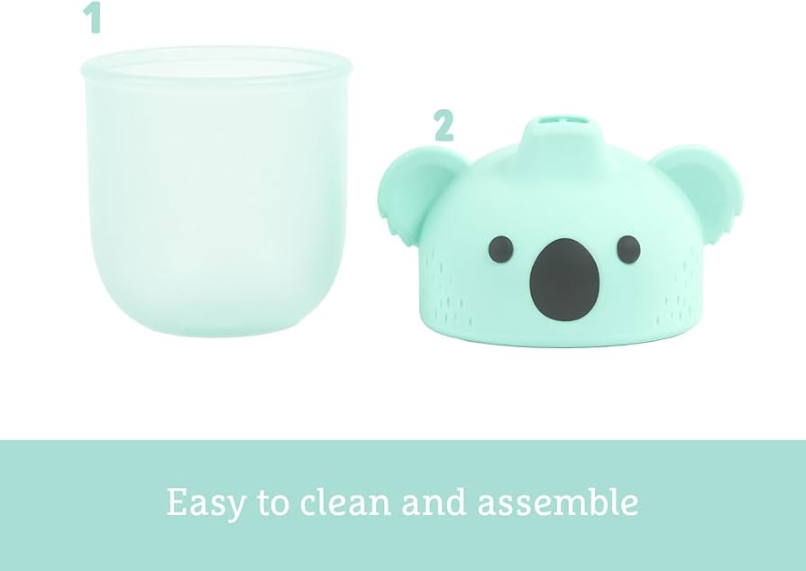 Munchkin Soft Touch Sippy Cup 236ml light blue with koala design 9m+