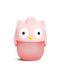 Munchkin Soft Touch Sippy Cup 236ml pink owl design nine months plus