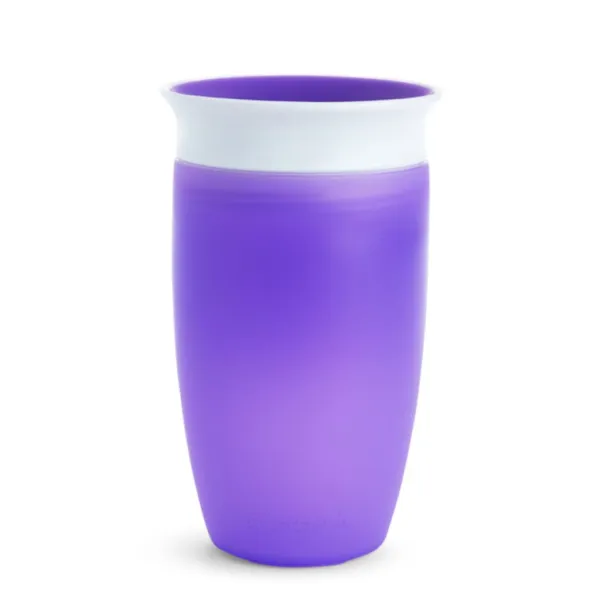 Munchkin Miracle 360 Degree Trainer Cup 10oz purple with lid
