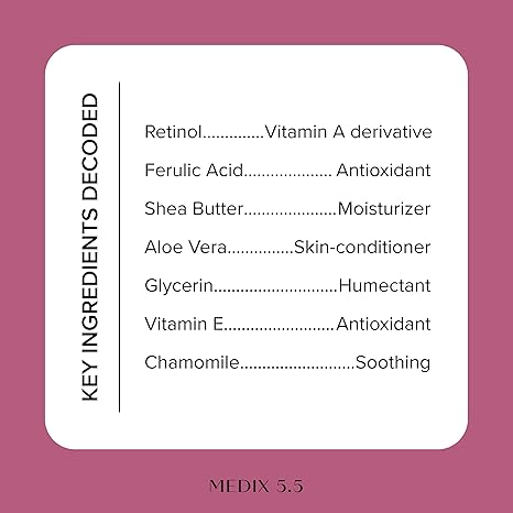 Medix 5.5 Retino plus Ferulic Acid Age Rewind Body Cream 444ml