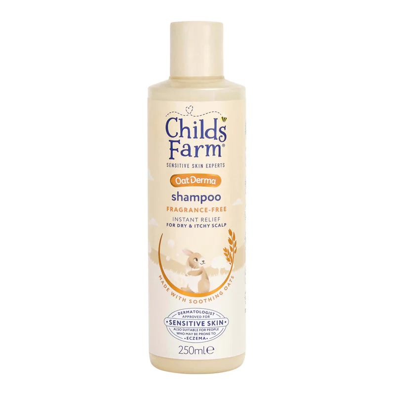 Child's Farm OatDerma fragrance-free shampoo 250ml for sensitive skin