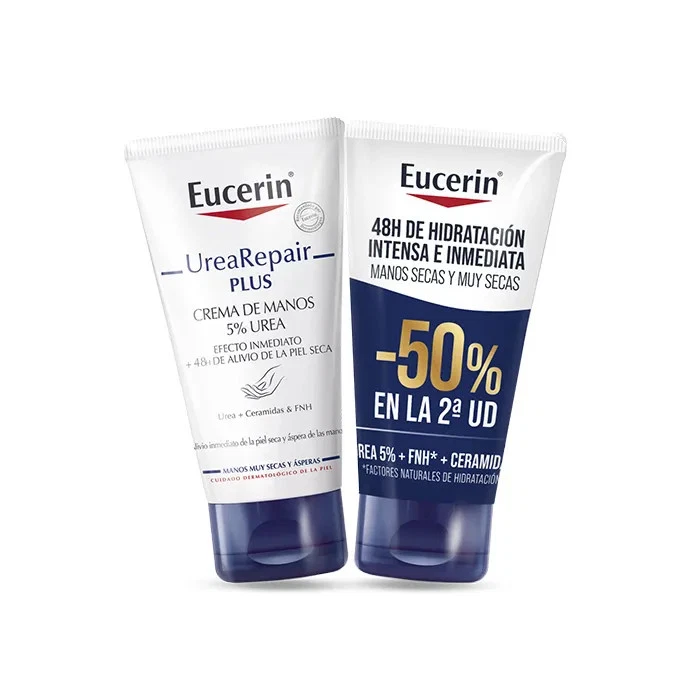Eucerin UreaRepair Plus hand cream 75ml with 5% urea, duo pack