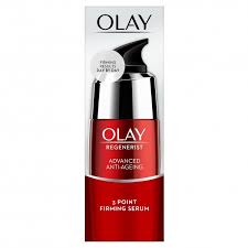 Olay Regenerist 3-Point Super Serum firming serum 50ml bottle with pump dispenser