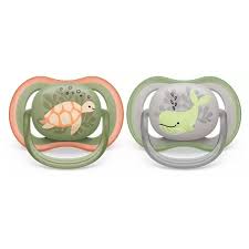Philips Avent Air Soother Boy 6-18m pacifiers two pack green grey