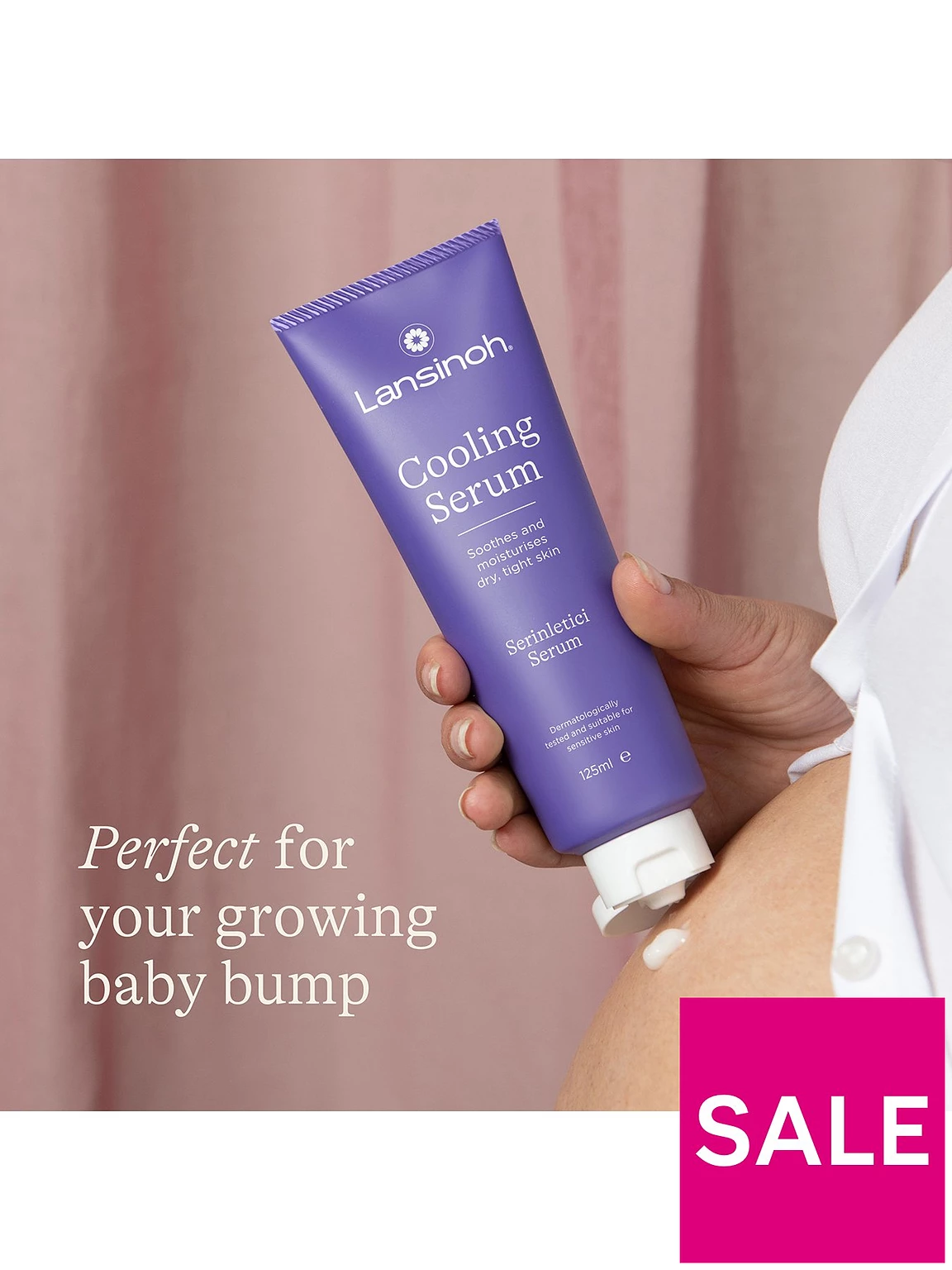 Lansinoh Cooling Serum purple tube 125ml for sensitive skin